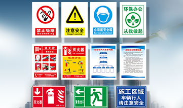 全套安全目视化标识牌