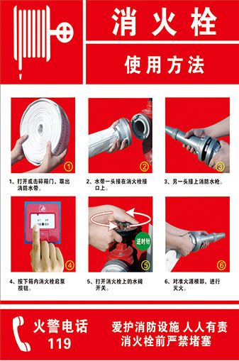 消防栓使用方法